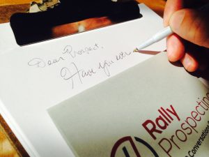 Writing a thank you